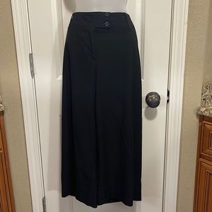 Classic work clothes: Black wide leg cropped trousers size 18W Worthington